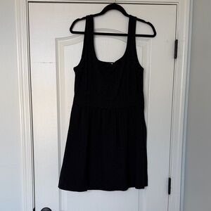 Madewell black cocktail dress
